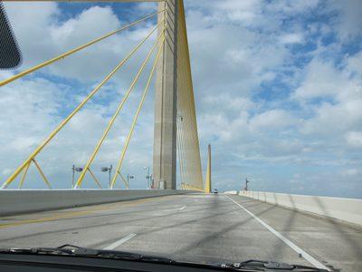 Crossing from the south.